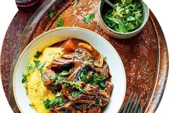 ragout de boeuf à la polenta