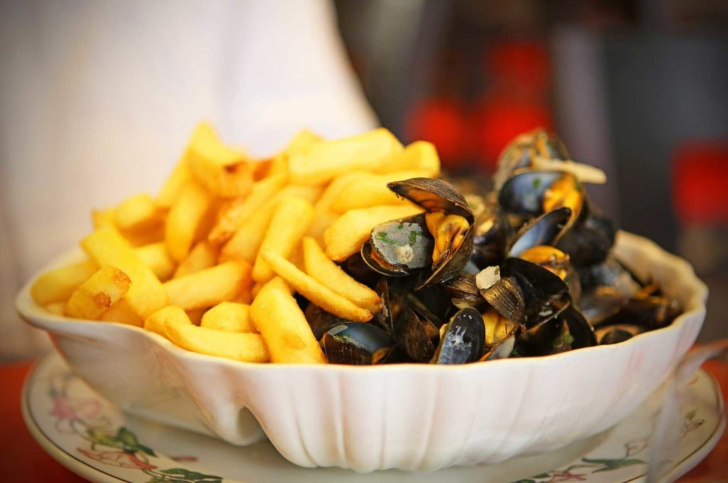 Les moules frites