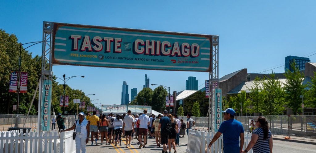 Le festival gastronomique Taste of Chicago