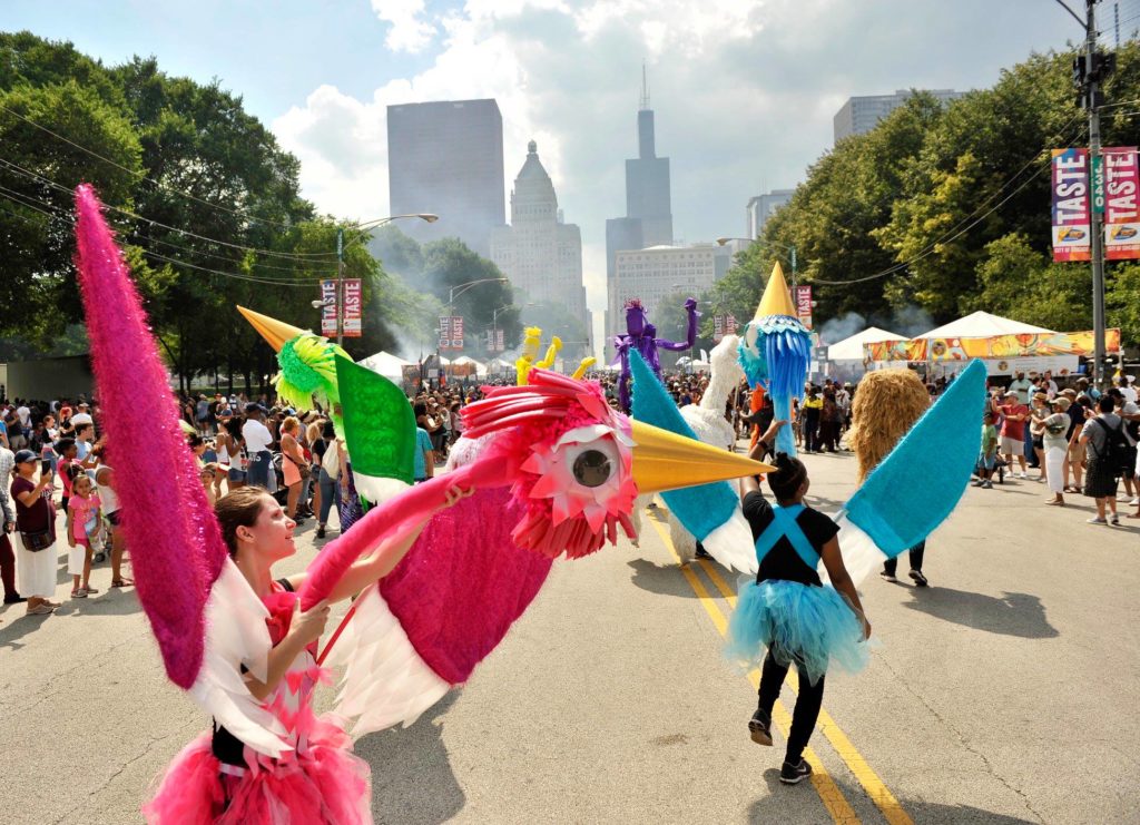 Le festival gastronomique Taste of Chicago