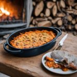 Gratin de patates douces aux cacahuètes