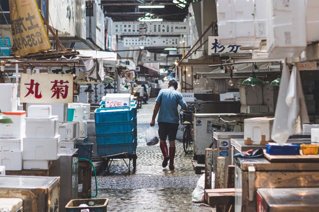 Marché alimentaire de Tsukiji, Tokyo