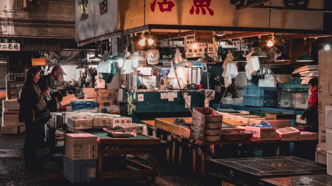 Marché alimentaire de Tsukiji, Tokyo