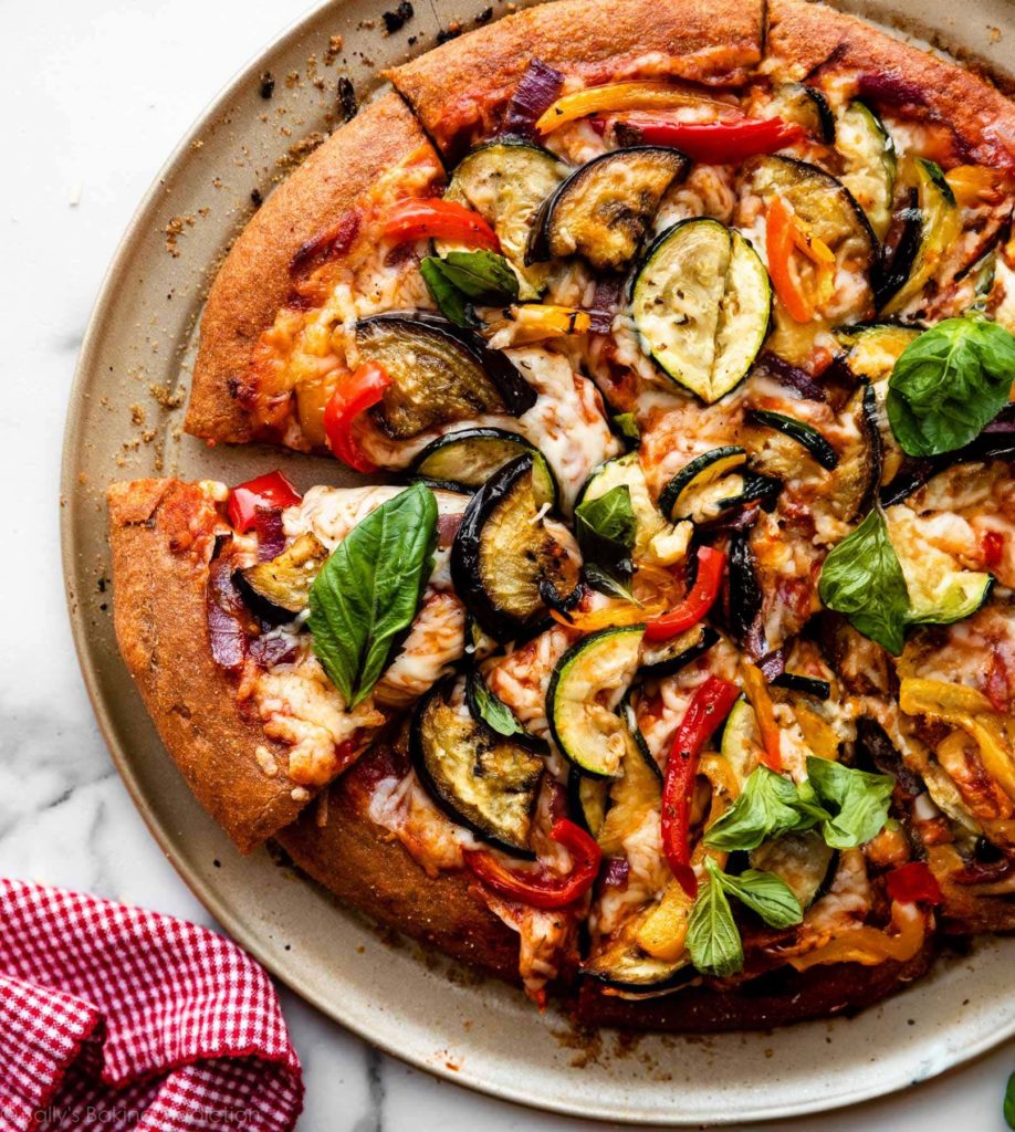 Comment faire une pizza aux légumes rôtis